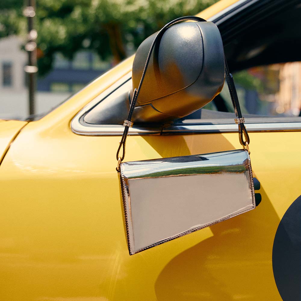 Stassiae Women's Silver Shoulder Bag